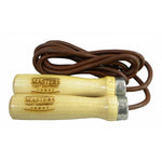 Masters Leather skipping rope - Sbr-Ł 14182-Ł edzőfelszerelés, barna