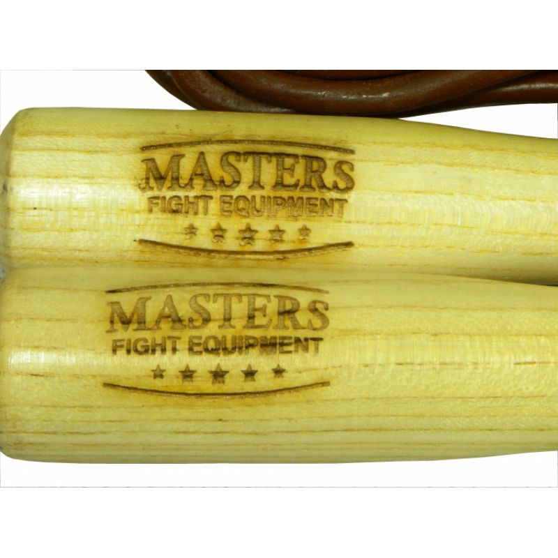Masters Leather skipping rope - Sbr-Ł 14182-Ł edzőfelszerelés, barna