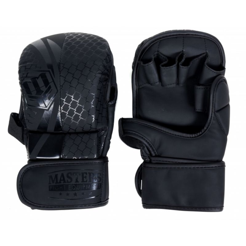 Masters MMA Gfs-Matt-Black gloves kesztyű, fekete