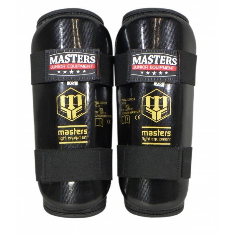 Masters NA-Junior shin guards gyerek védőfelszerelés, fekete