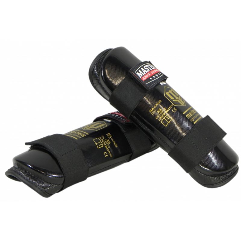 Masters NA-Junior shin guards gyerek védőfelszerelés, fekete