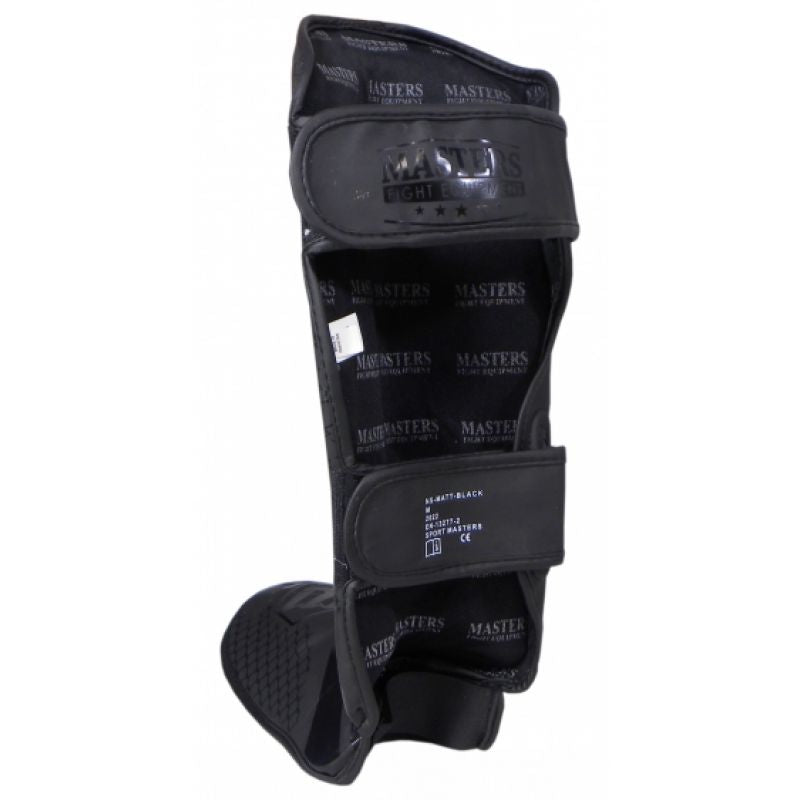 Masters NS-MATT-BLACK shin guards védőfelszerelés, fekete
