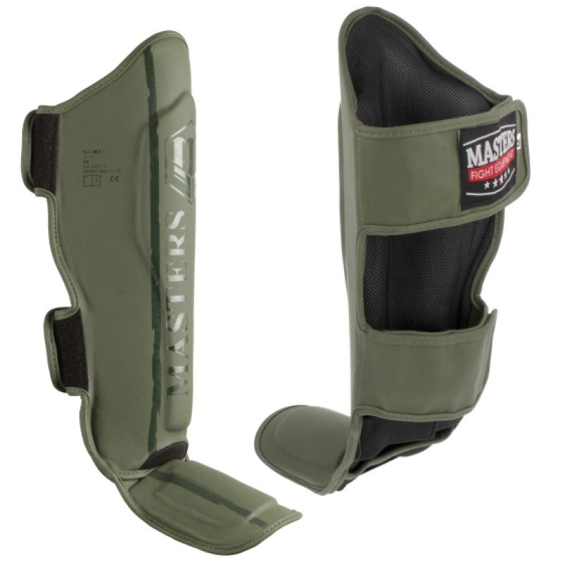 Masters NS-Matt "L" shin guards védőfelszerelés, zöld