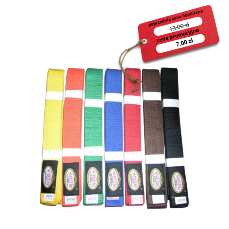 Masters (P) martial arts belts PROMOTION!!! leggings, piros