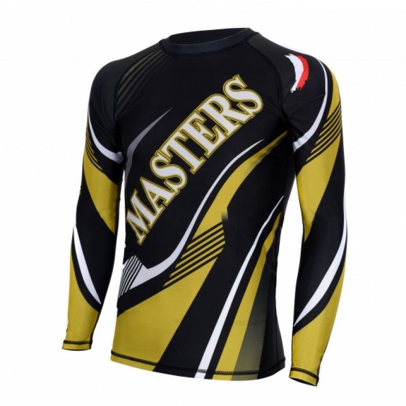 Masters Rashguard Rsg-MMA T-shirt férfi póló, fekete