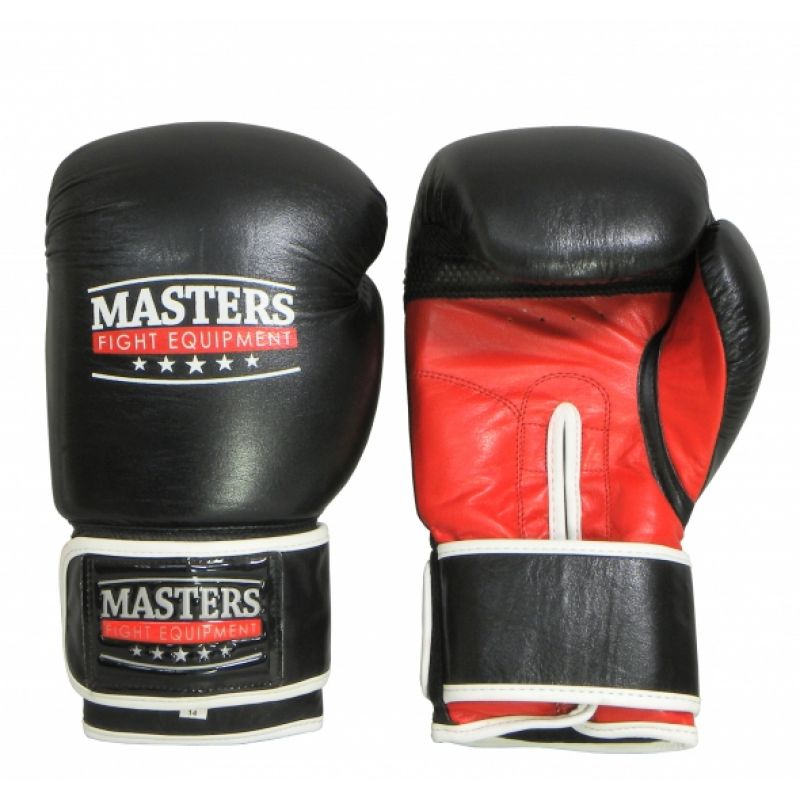 Masters RBT-301 black and red gloves kesztyű, fehér