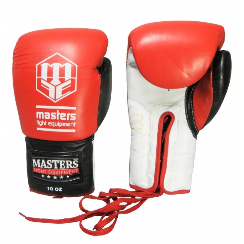 Masters RBT-600 boxkesztyű, czerwono-biało-czarny+8 oz