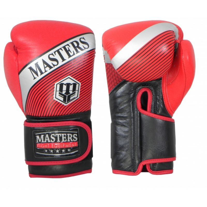 Masters Rbt-8 12 oz boxkesztyű, czerwono-szary