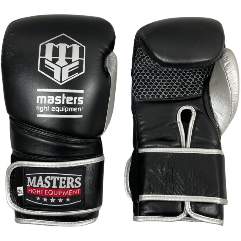 Masters Rbt-8 12 oz boxkesztyű, czerwono-szary