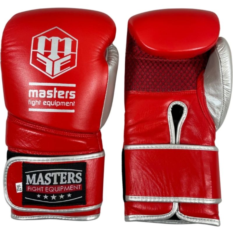 Masters Rbt-8 12 oz boxkesztyű, czerwono-szary