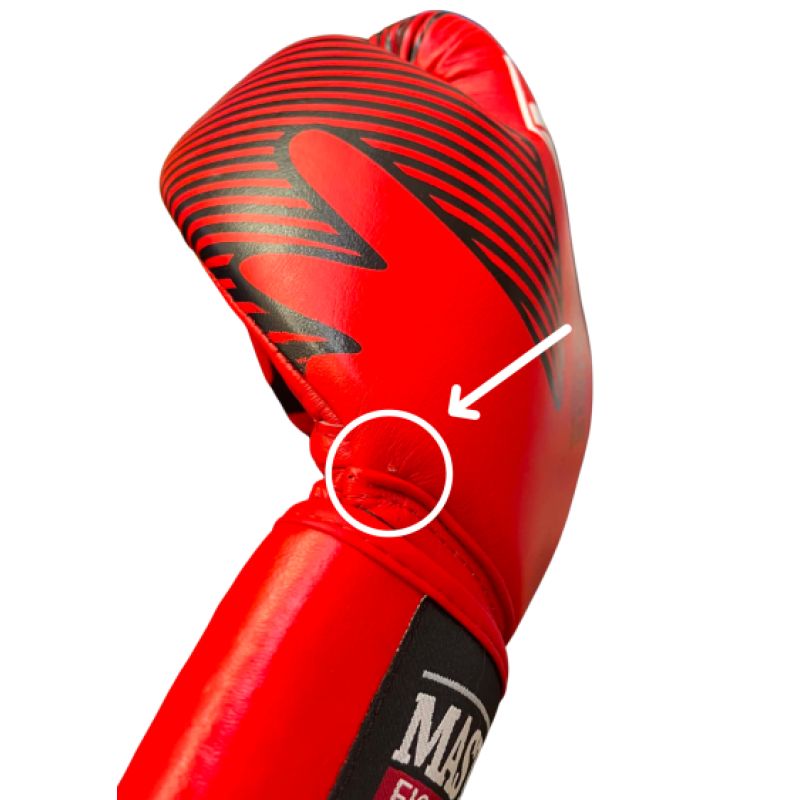 Masters RBT-RED Leather 12 oz boxkesztyű, piros