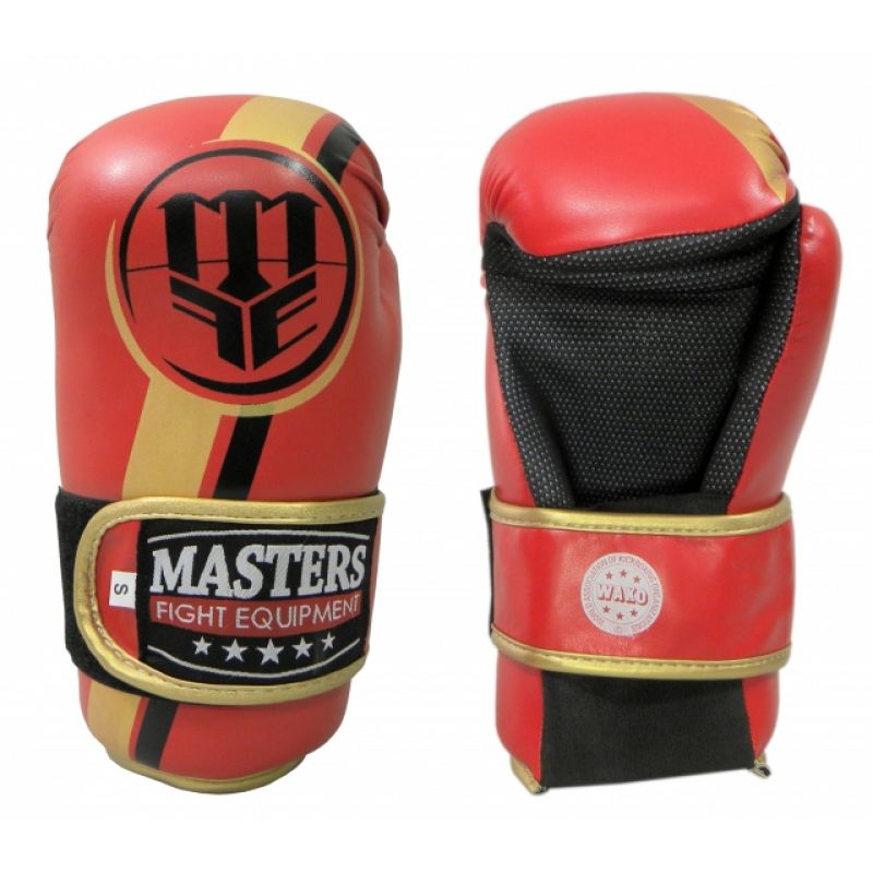 Masters ROSM-MASTERS Open Gloves (WAKO APPROVED) kesztyű, piros