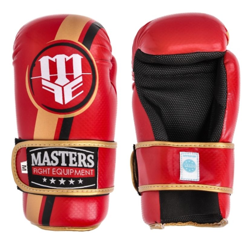 Masters ROSM-MASTERS Open Gloves (WAKO APPROVED) kesztyű, piros