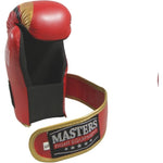Masters ROSM-MASTERS Open Gloves (WAKO APPROVED) kesztyű, piros