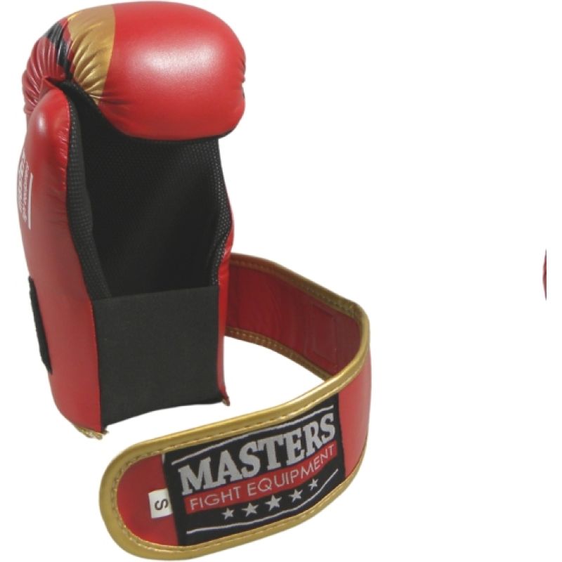 Masters ROSM-MASTERS Open Gloves (WAKO APPROVED) kesztyű, piros