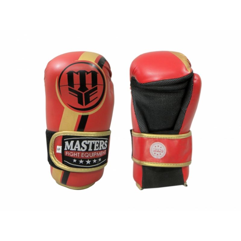 Masters ROSM-MASTERS Open Gloves (WAKO APPROVED) kesztyű, piros