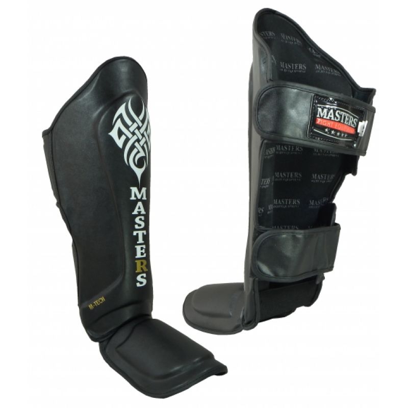 Masters Shin and Foot Protectors - NS-100 védőfelszerelés, fekete