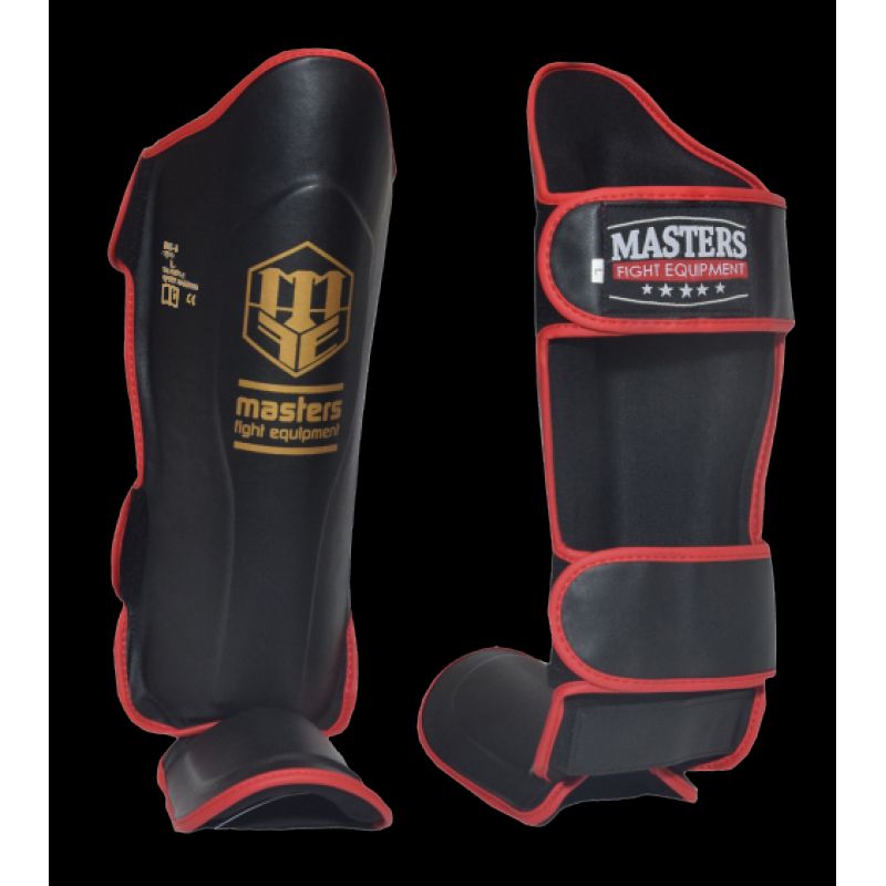 Masters Shin and Foot Protectors - NS-3 védőfelszerelés, fekete