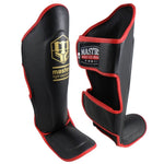 Masters Shin and Foot Protectors - NS-3 védőfelszerelés, fekete