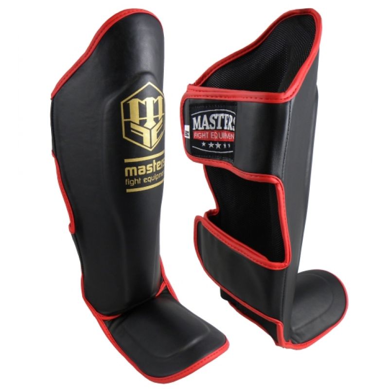 Masters Shin and Foot Protectors - NS-3 védőfelszerelés, fekete