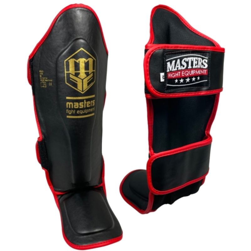 Masters Shin and Foot Protectors - NS-3 védőfelszerelés, fekete