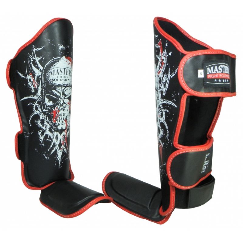 Masters Shin and Foot Protectors - NS-4C védőfelszerelés, fekete