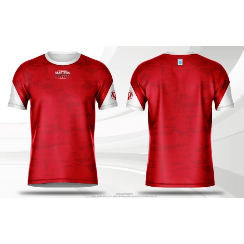 Masters Training T-Shirt (WAKO APPROVED) póló, piros