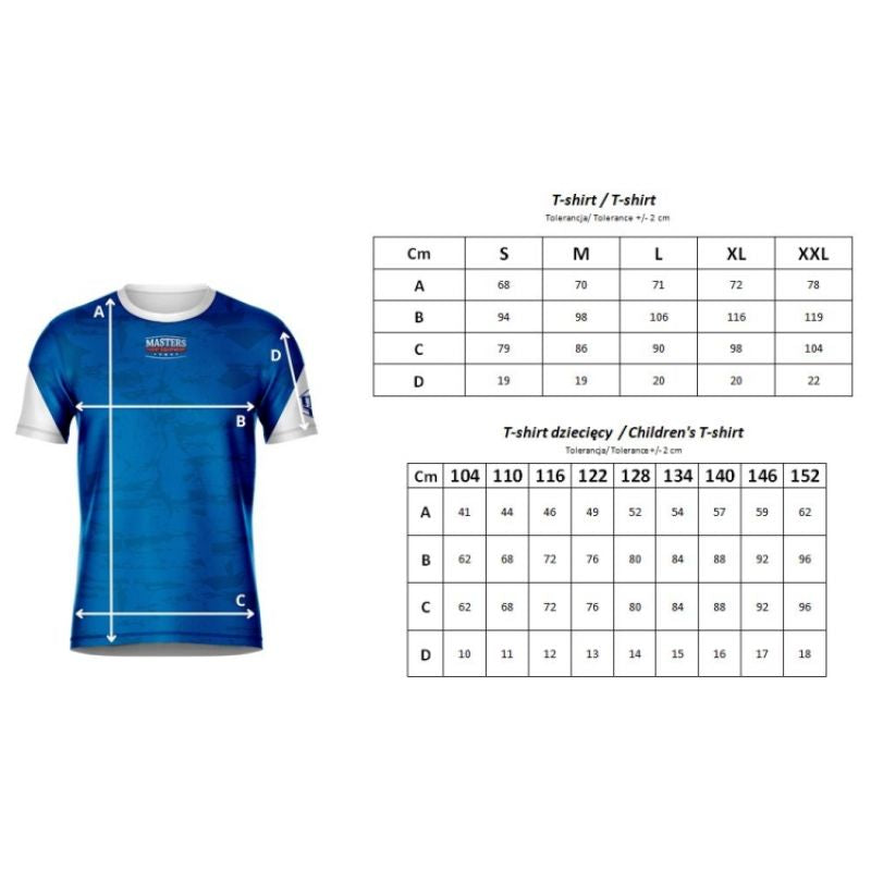 Masters Training T-Shirt (WAKO APPROVED) póló, piros
