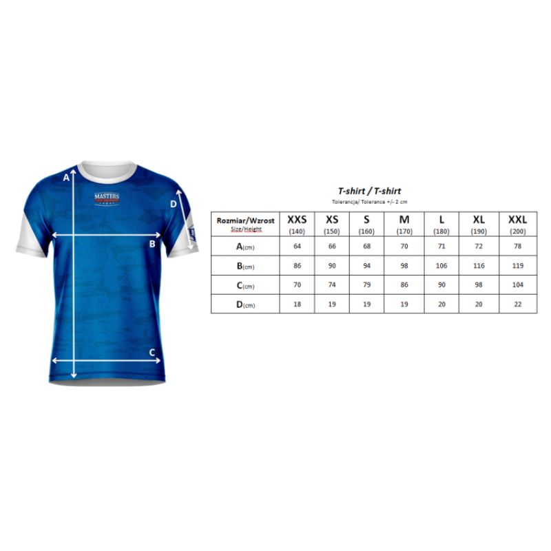 Masters Training T-Shirt (WAKO APPROVED) póló, piros