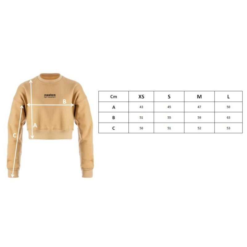 Masters W sweatshirt női pulóver, bézs