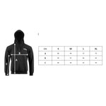 Masters Zip-Up Hoodie férfi kapucnis pulóver, grafit
