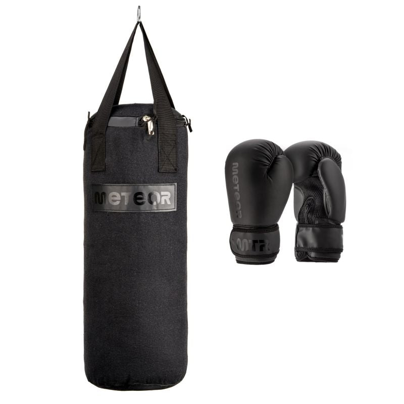 Meteor 6kg Punching Bag and 6oz Set uniw gloves, punching bags, sets boxkesztyű