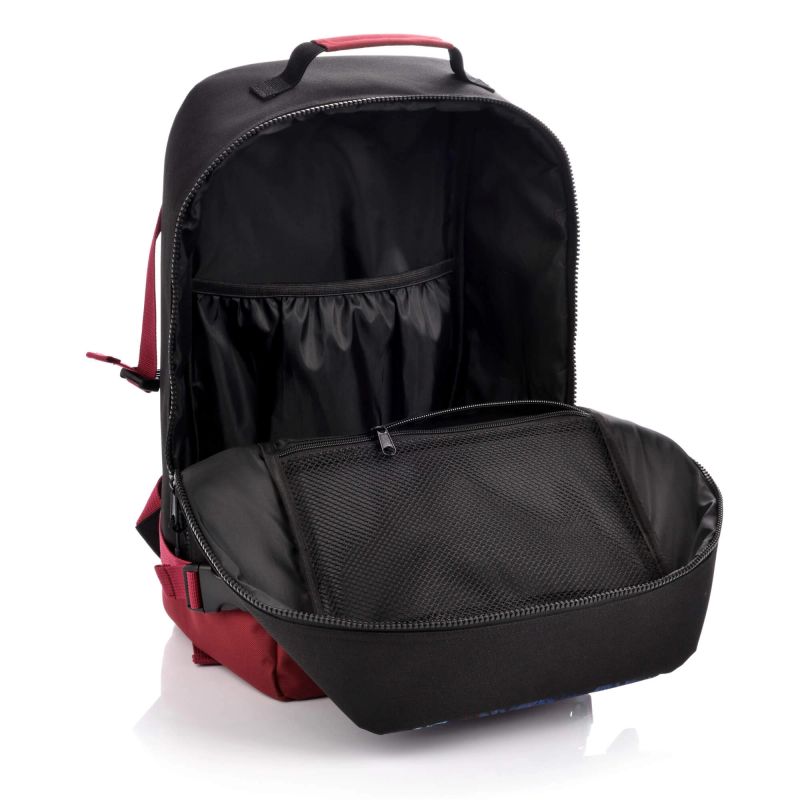 Meteor Hermod Backpack hátizsák, fekete