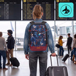 Meteor Hermod Backpack hátizsák, fekete