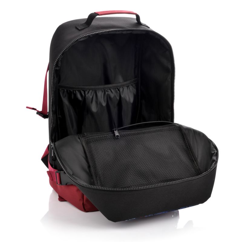 Meteor Hermod Backpack hátizsák, fekete