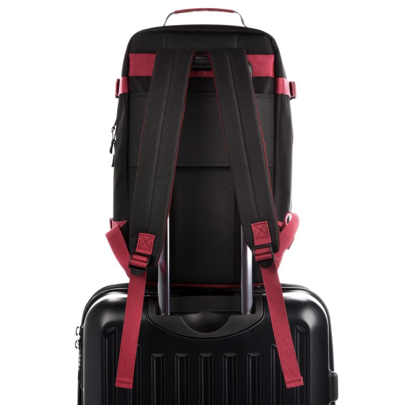 Meteor Hermod Backpack hátizsák, fekete