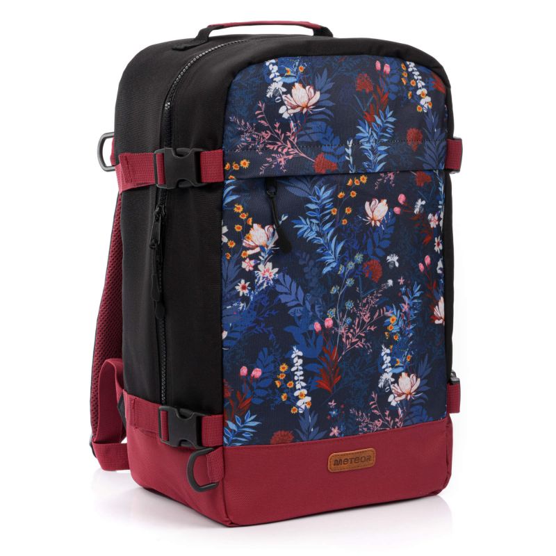 Meteor Hermod Backpack hátizsák, fekete
