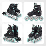 Meteor M 34-37 Urbo Roller Skates Black/ menta görkorcsolya