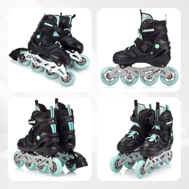 Meteor M 34-37 Urbo Roller Skates Black/ menta görkorcsolya
