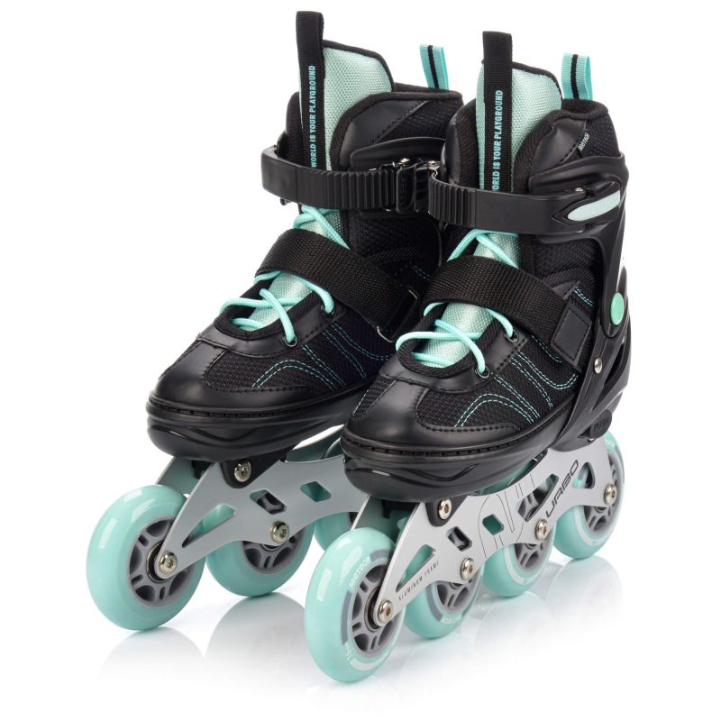 Meteor M 34-37 Urbo Roller Skates Black/ menta görkorcsolya