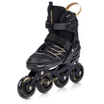 Meteor M 34-38 Buzzy Roller Skates Black/ arany görkorcsolya