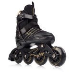 Meteor M 34-38 Buzzy Roller Skates Black/ arany görkorcsolya