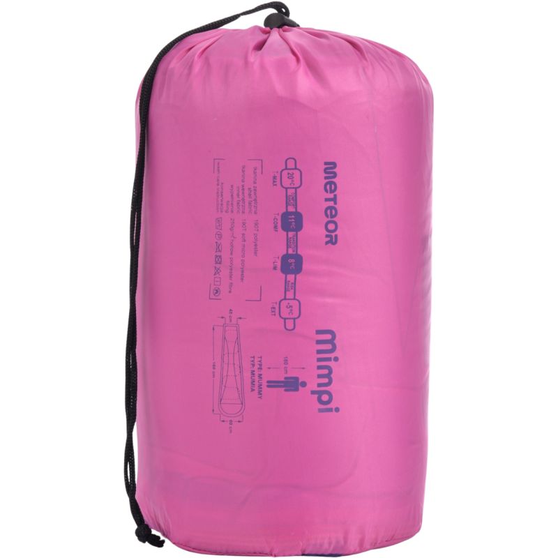 Meteor Mimpi Jr Sleeping Bag lila gyerek hálózsák 16941