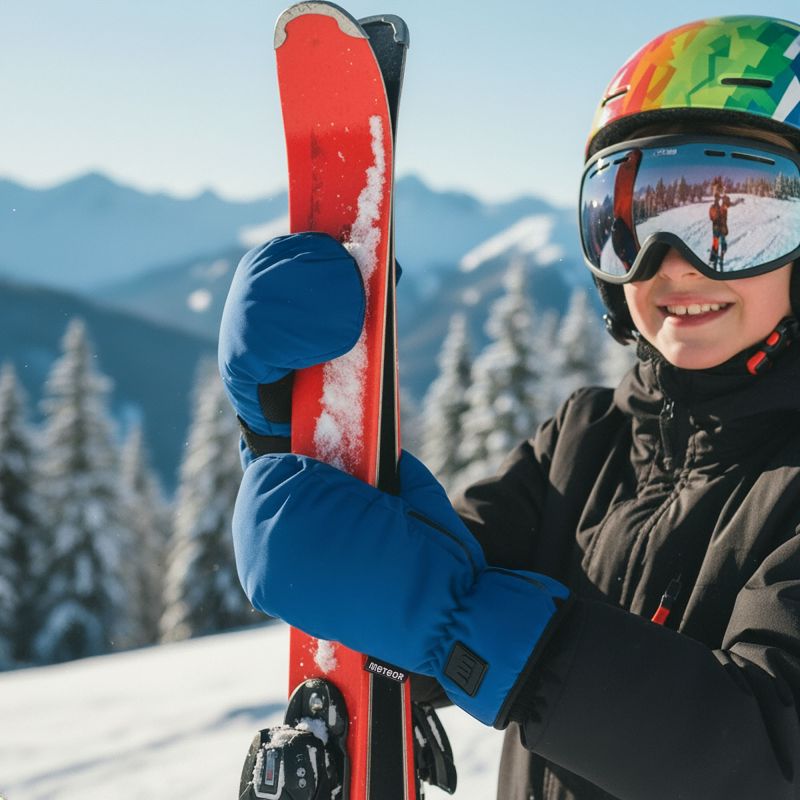 Meteor Orel XS winter gloves, navy/black sötétkék kesztyű 17722