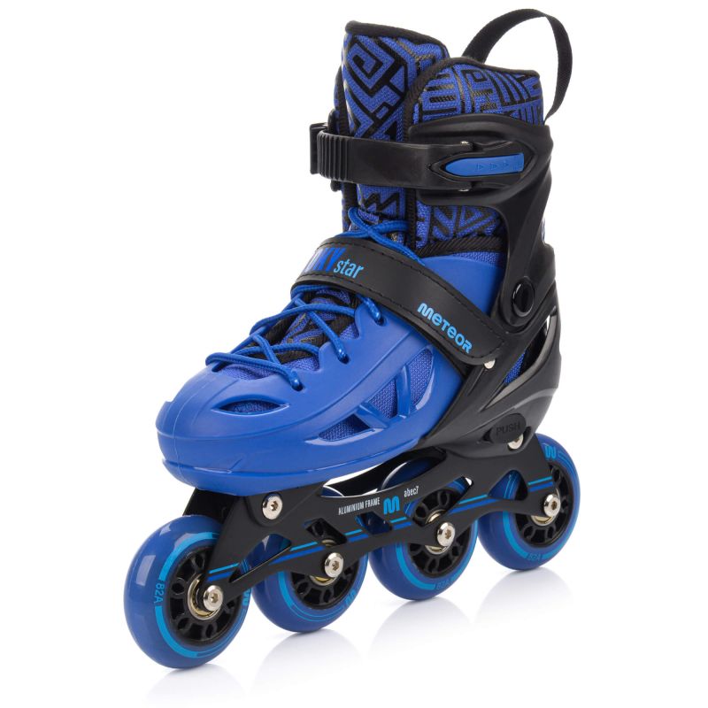 Meteor S 30-33 Loky Roller Skates Black/ kék görkorcsolya
