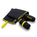 Meteor towel M 50 x 90 cm black uniw törölköző