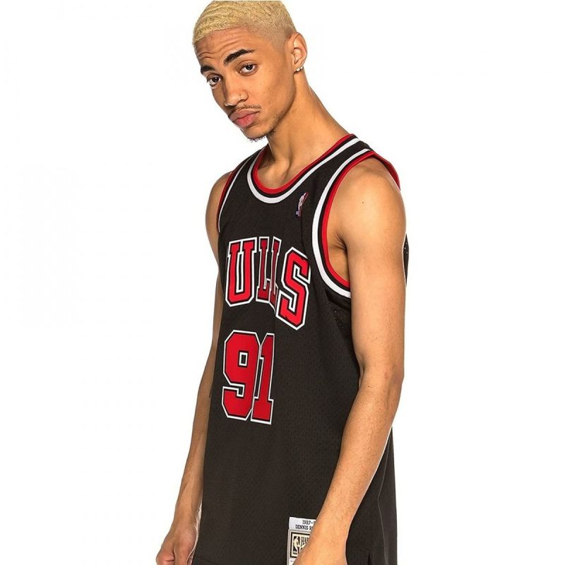 Mitchell & Ness Chicago Bulls NBA Swingman Alternate Jersey Bulls 97 Dennis Rodman SMJYGS18152-CBUBLCK97DRD - Sportmania.hu