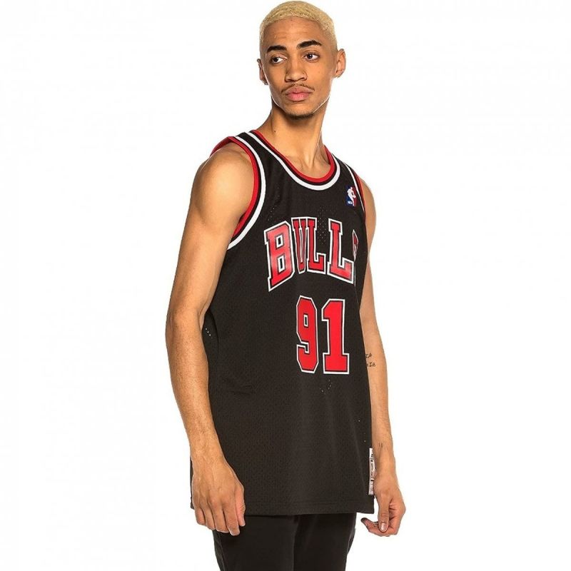 Mitchell & Ness Chicago Bulls NBA Swingman Alternate Jersey Bulls 97 Dennis Rodman SMJYGS18152-CBUBLCK97DRD - Sportmania.hu