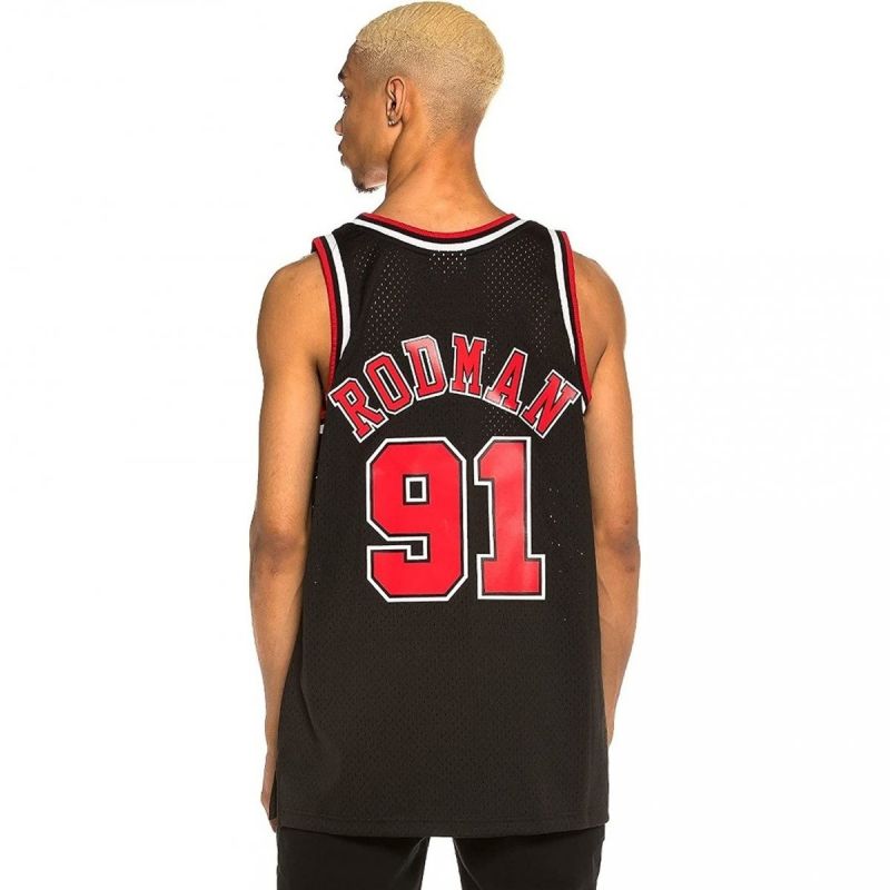 Mitchell & Ness Chicago Bulls NBA Swingman Alternate Jersey Bulls 97 Dennis Rodman SMJYGS18152-CBUBLCK97DRD - Sportmania.hu