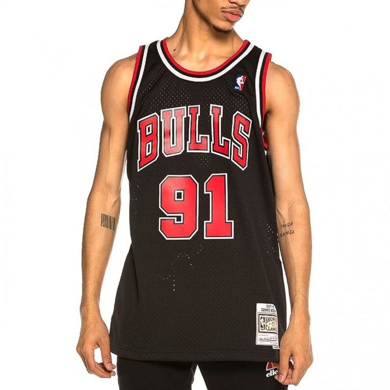 Mitchell & Ness Chicago Bulls NBA Swingman Alternate Jersey Bulls 97 Dennis Rodman SMJYGS18152-CBUBLCK97DRD - Sportmania.hu